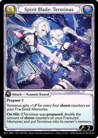 Spirit Blade: Terminus - Grand Archive TCG Merlin Re: Collection, Brilliant Vestige trading card
