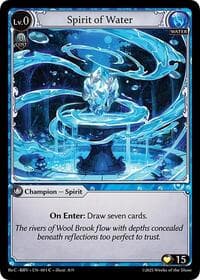Spirit of Water - Grand Archive TCG Merlin Re: Collection, Brilliant Vestige trading card