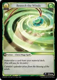 Beseech the Winds - Grand Archive TCG Phantom Monarchs Event Pack trading card