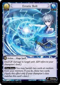 Erratic Bolt - Grand Archive TCG Phantom Monarchs Event Pack trading card