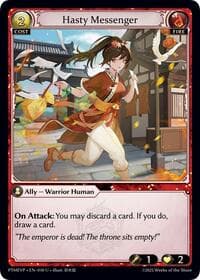 Hasty Messenger - Grand Archive TCG Phantom Monarchs Event Pack trading card