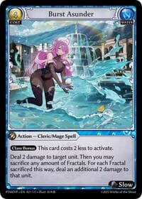 Burst Asunder - Grand Archive TCG Phantom Monarchs Event Pack trading card