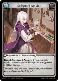 Safeguard Amulet - Grand Archive TCG Phantom Monarchs Event Pack trading card