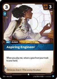 Aspiring Engineer - Riftbound: League of Legends Trading Card Game Spiritforged trading card