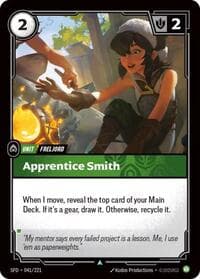 Apprentice Smith - Riftbound: League of Legends Trading Card Game Spiritforged trading card