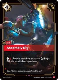 Assembly Rig - Riftbound: League of Legends Trading Card Game Spiritforged trading card
