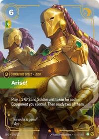 Arise! - Riftbound: League of Legends Trading Card Game Spiritforged trading card