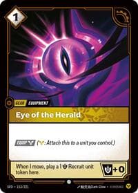 Eye of the Herald - Riftbound: League of Legends Trading Card Game Spiritforged trading card