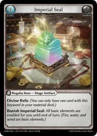 Imperial Seal - Grand Archive TCG Mortal Ambition Alter Edition trading card