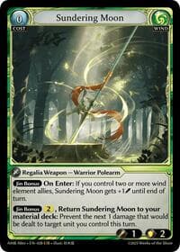Sundering Moon - Grand Archive TCG Mortal Ambition Alter Edition trading card