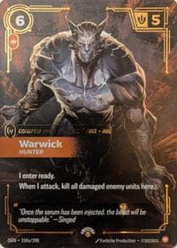 Warwick - Hunter - Riftbound: League of Legends Trading Card Game Riftbound Promotional Cards trading card