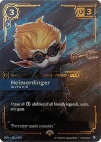 Heimerdinger - Inventor - Riftbound: League of Legends Trading Card Game Riftbound Promotional Cards trading card