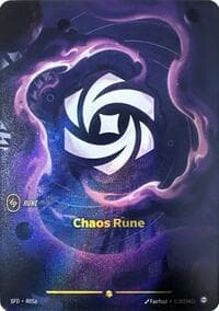 Chaos Rune (Alternate Art) - Riftbound: League of Legends Trading Card Game Spiritforged trading card
