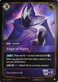 Edge of Night (Top 8) - Riftbound: League of Legends Trading Card Game Riftbound Organized Play Promotional Cards trading card