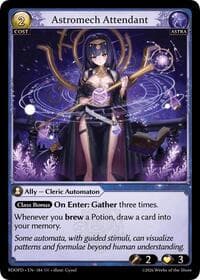 Astromech Attendant - Grand Archive TCG Radiant Origins: Pantheon trading card