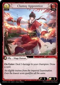 Clumsy Apprentice (125B) - Grand Archive TCG Radiant Origins: Pantheon trading card