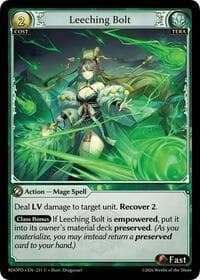 Leeching Bolt - Grand Archive TCG Radiant Origins: Pantheon trading card