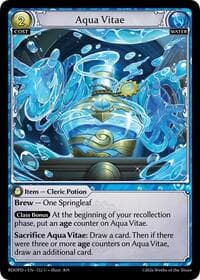 Aqua Vitae - Grand Archive TCG Radiant Origins: Pantheon trading card