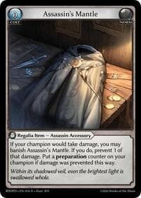 Assassin's Mantle - Grand Archive TCG Radiant Origins: Pantheon trading card