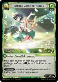 Attune with the Winds - Grand Archive TCG Radiant Origins: Pantheon trading card