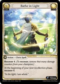 Bathe in Light - Grand Archive TCG Radiant Origins: Pantheon trading card