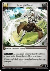 Besieged Slash - Grand Archive TCG Radiant Origins: Pantheon trading card