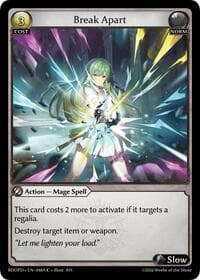 Break Apart (048A) - Grand Archive TCG Radiant Origins: Pantheon trading card