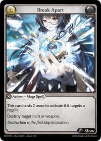 Break Apart (048B) - Grand Archive TCG Radiant Origins: Pantheon trading card