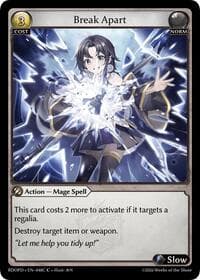 Break Apart (048C) - Grand Archive TCG Radiant Origins: Pantheon trading card