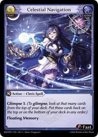 Celestial Navigation - Grand Archive TCG Radiant Origins: Pantheon trading card