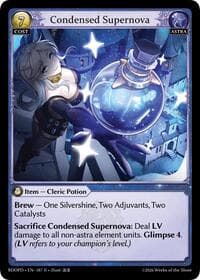 Condensed Supernova - Grand Archive TCG Radiant Origins: Pantheon trading card