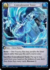 Convalescent Tonic - Grand Archive TCG Radiant Origins: Pantheon trading card