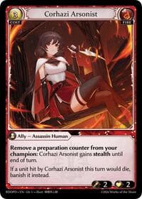 Corhazi Arsonist - Grand Archive TCG Radiant Origins: Pantheon trading card