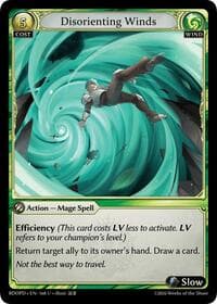 Disorienting Winds - Grand Archive TCG Radiant Origins: Pantheon trading card
