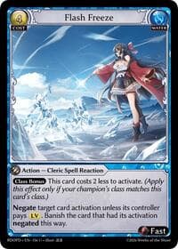Flash Freeze - Grand Archive TCG Radiant Origins: Pantheon trading card