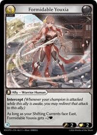 Formidable Youxia - Grand Archive TCG Radiant Origins: Pantheon trading card