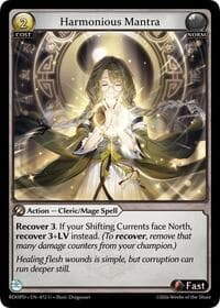 Harmonious Mantra - Grand Archive TCG Radiant Origins: Pantheon trading card