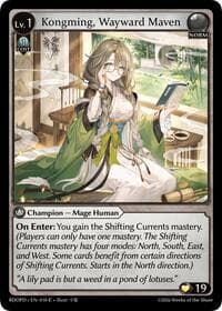Kongming, Wayward Maven - Grand Archive TCG Radiant Origins: Pantheon trading card