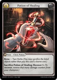 Potion of Healing - Grand Archive TCG Radiant Origins: Pantheon trading card