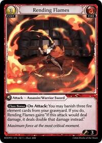 Rending Flames - Grand Archive TCG Radiant Origins: Pantheon trading card