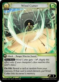 Wind Cutter - Grand Archive TCG Radiant Origins: Pantheon trading card