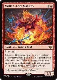 Molten-Core Maestro - Magic: The Gathering Secrets of Strixhaven trading card