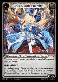 Alice, Trifle's Royalty - Grand Archive TCG Radiant Origins trading card