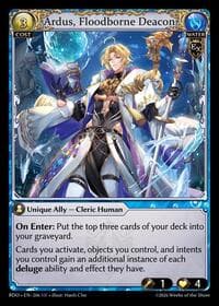Ardus, Floodborne Deacon - Grand Archive TCG Radiant Origins trading card