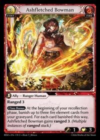 Ashfletched Bowman - Grand Archive TCG Radiant Origins trading card