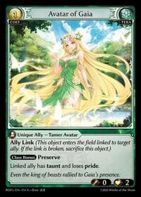 Avatar of Gaia - Grand Archive TCG Radiant Origins trading card