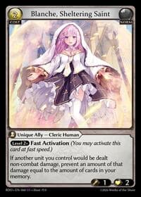 Blanche, Sheltering Saint - Grand Archive TCG Radiant Origins trading card