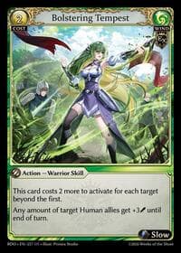 Bolstering Tempest - Grand Archive TCG Radiant Origins trading card