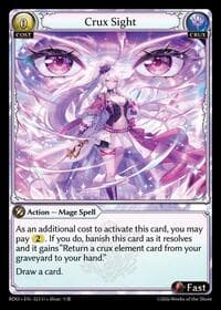 Crux Sight - Grand Archive TCG Radiant Origins trading card