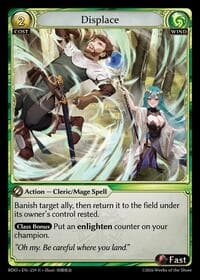 Displace - Grand Archive TCG Radiant Origins trading card